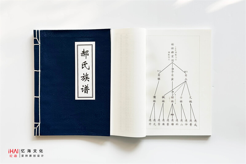 郝氏古线装家谱族谱