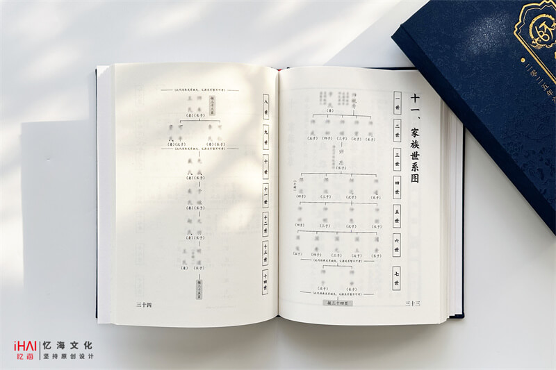 师氏家族世系图绘制