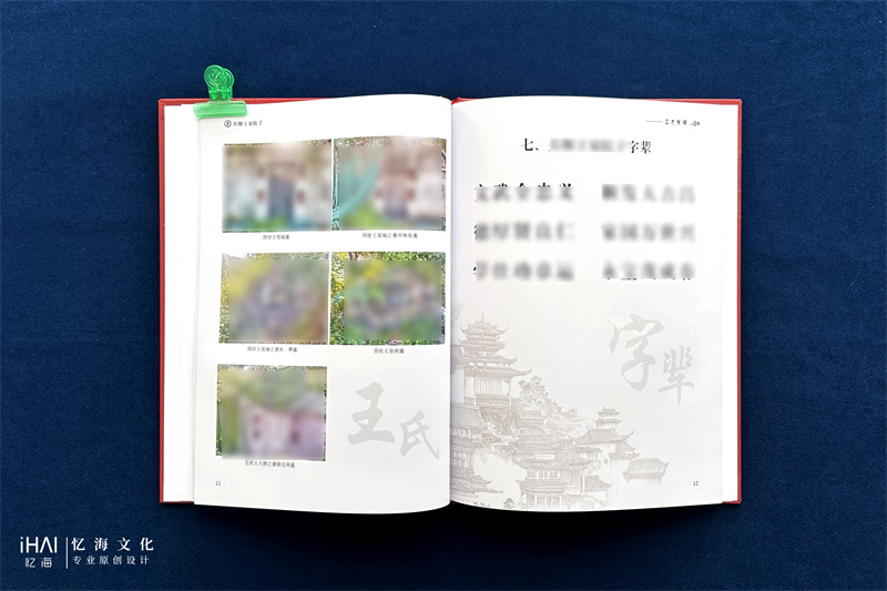 带图片设计的王氏家谱族谱-忆海文化