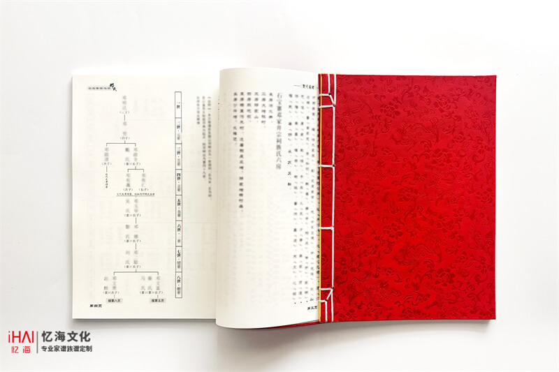 制作和印刷邓氏家谱-忆海文化