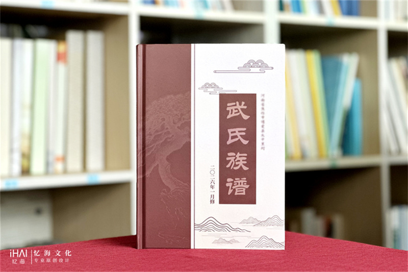 硬壳精装武氏家谱族谱-忆海文化