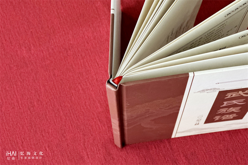 武氏家谱书脊展示-忆海文化