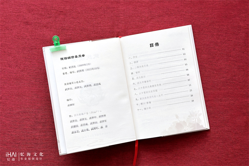 武氏家谱族谱家族编委会-忆海文化