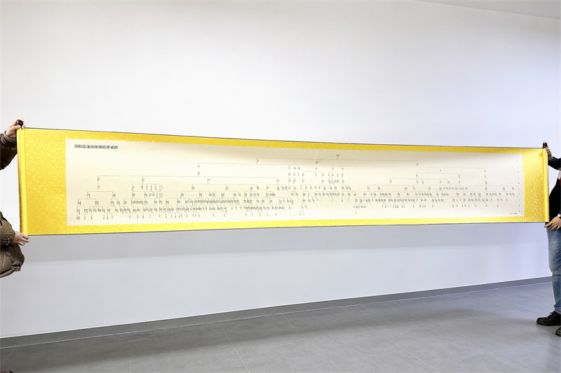 邓氏家谱家族世系图卷轴定制设计方案-高端传承与文化展示新形式