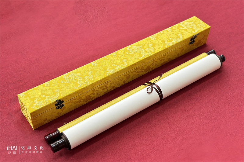 家族世系图卷轴绘制-忆海文化