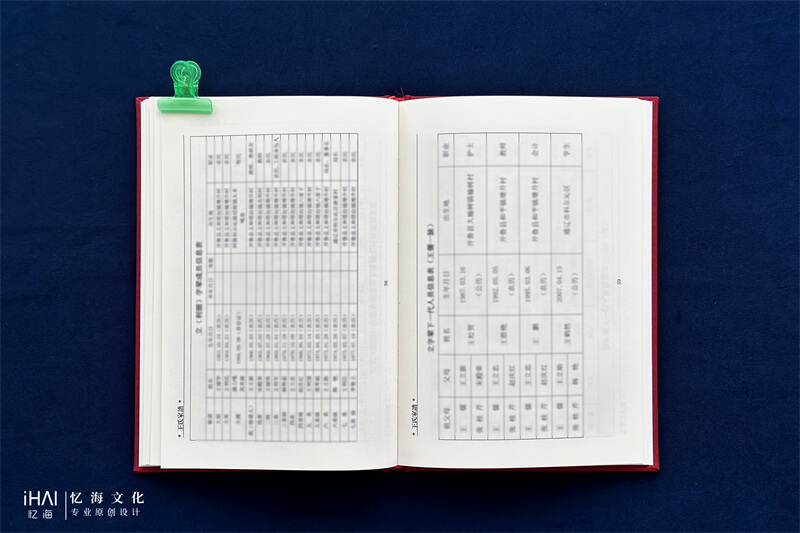 王氏家族世系图绘制-忆海文化